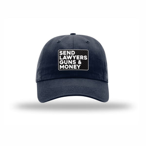 Send Lawyers Guns & Money Carbon Fiber Patch Dad Hat