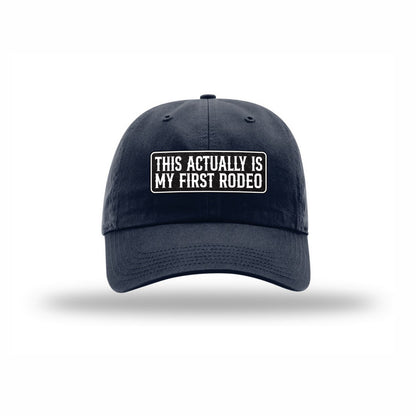 My First Rodeo Carbon Fiber Patch Dad Hat