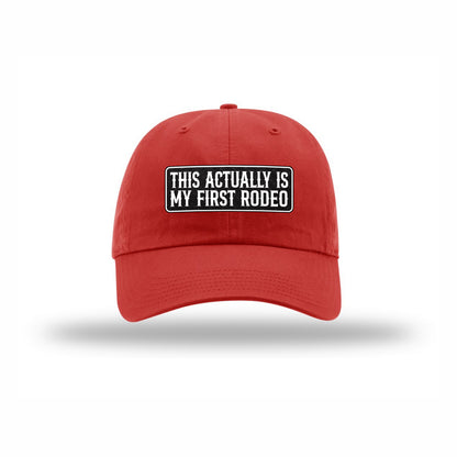 My First Rodeo Carbon Fiber Patch Dad Hat