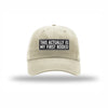 My First Rodeo Carbon Fiber Patch Dad Hat - STONE