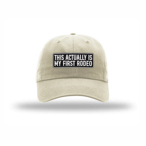 My First Rodeo Carbon Fiber Patch Dad Hat