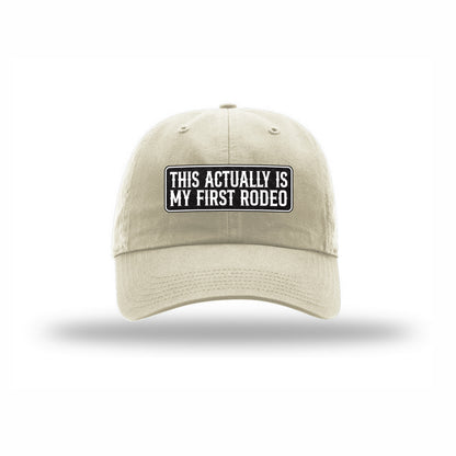 My First Rodeo Carbon Fiber Patch Dad Hat