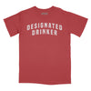 Designated Drinker Vintage Arch Relaxed Fit T-Shirt - Brick
