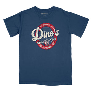 Dino's Bar & Grill Premium Relaxed T-Shirt - Where Blood Will Spill