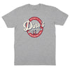 Dino's Bar & Grill T-Shirt - Where Blood Will Spill - Heather Grey