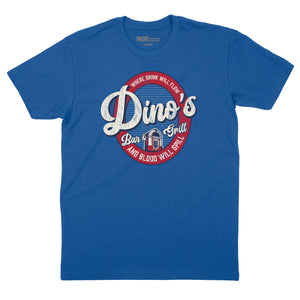 Dino's Bar & Grill T-Shirt - Where Blood Will Spill