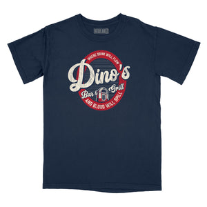 Dino's Bar & Grill Relaxed Fit T-Shirt - Where Blood Will Spill