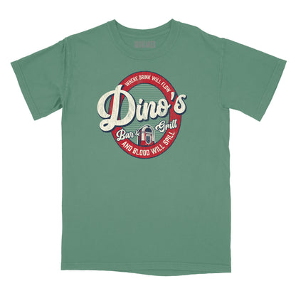 Dino's Bar & Grill Relaxed Fit T-Shirt - Where Blood Will Spill