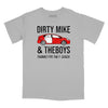 Dirty Mike and The Boys Relaxed Fit T-Shirt - Silver