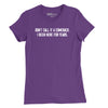Dont Call It A Comeback Womens T-Shirt - PURPLE