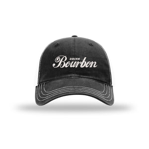 Drink Bourbon Soft Mesh Trucker