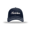 Drink Bourbon Soft Mesh Trucker - NAVY