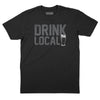 Drink Local Subdued T-Shirt - Black