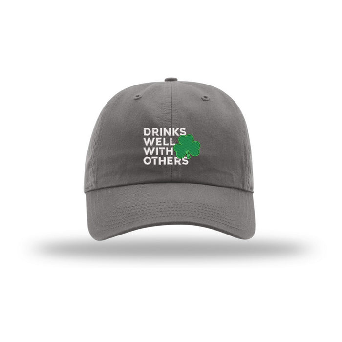 Drinks Well with Others Shamrock - Dad Hat