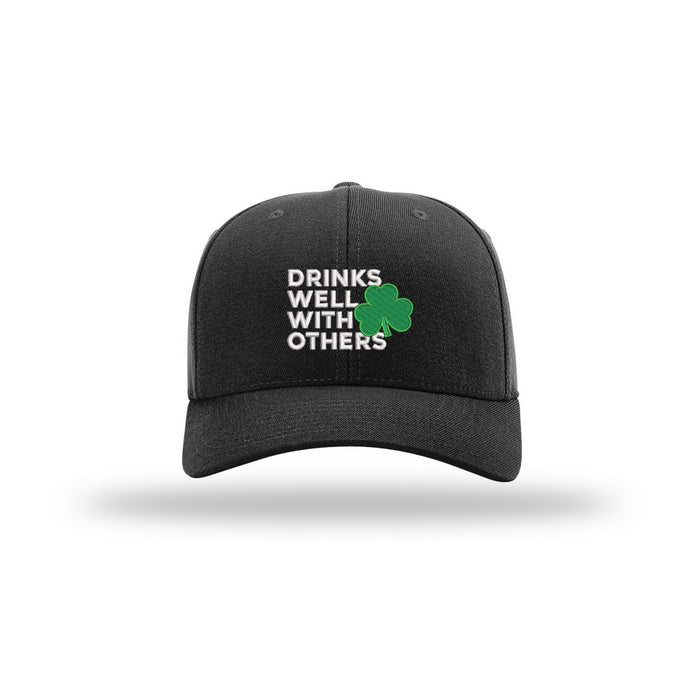 Drinks Well with Others Shamrock - Flex Fit Hat