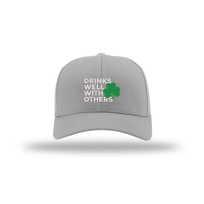 Drinks Well with Others Shamrock - Flex Fit Hat
