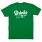 Drinks Well With Others Shamrock T-Shirt