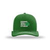 Drinks Well With Others Shamrock Structured Trucker - EVERGREEN