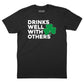 Drinks Well With Others Shamrock T-Shirt
