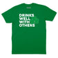Drinks Well With Others Shamrock T-Shirt