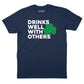 Drinks Well With Others Shamrock T-Shirt