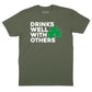 Drinks Well With Others Shamrock T-Shirt
