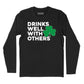 Drinks Well With Others Shamrock Long Sleeve T-Shirt