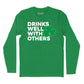 Drinks Well With Others Shamrock Long Sleeve T-Shirt