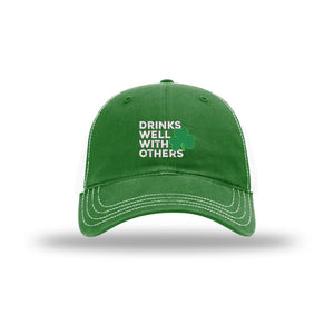 Drinks Well With Others Shamrock - Soft Mesh Trucker