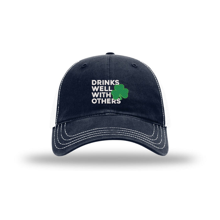 Drinks Well With Others Shamrock - Soft Mesh Trucker