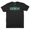 Electric Avenue Street Sign T-Shirt (Inspired by Eddy Grant) - BLACK