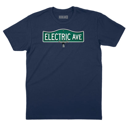 Electric Avenue Street Sign T-Shirt (Inspired by Eddy Grant)