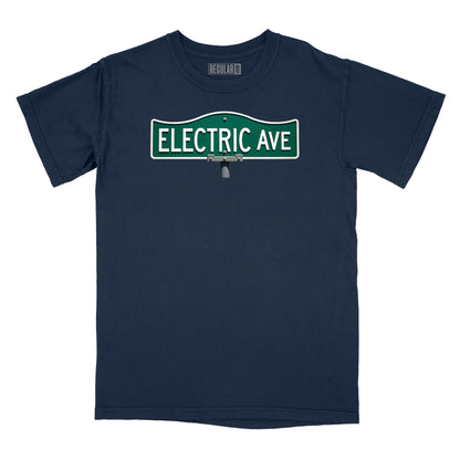 Electric Avenue Street Sign Relaxed Fit T-Shirt (Inspired by Eddy Grant)