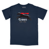 Elsinore Beer Flying Hosehead Relaxed Fit T-Shirt - Navy