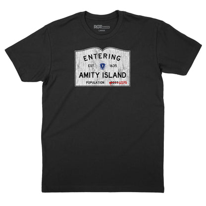 Amity Island Sign T-Shirt