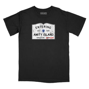 Amity Island Sign Relaxed Fit T-Shirt