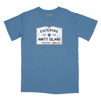 Amity Island Sign Relaxed Fit T-Shirt