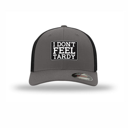 Flexfit I Don't Feel Tardy Carbon Fiber Patch Trucker Hat