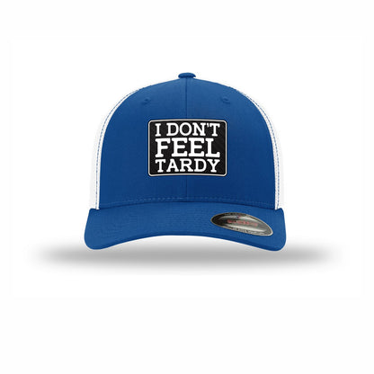 Flexfit I Don't Feel Tardy Carbon Fiber Patch Trucker Hat