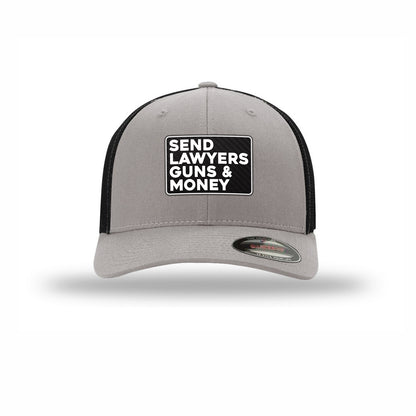 Flexfit Send Lawyers Guns & Money Carbon Fiber Patch Trucker Hat