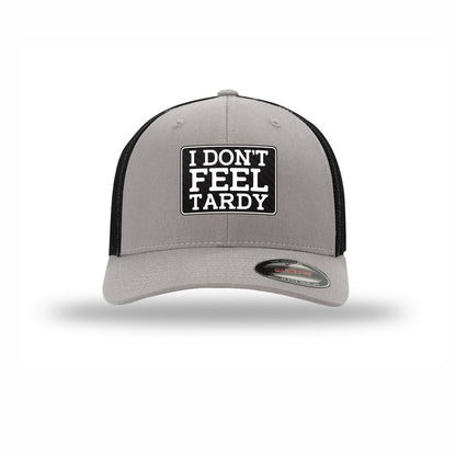 Flexfit I Don't Feel Tardy Carbon Fiber Patch Trucker Hat