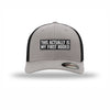 Flexfit My First Rodeo Carbon Fiber Patch Trucker Hat - SILVER/BLACK