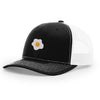 Fried Egg Icon- Structured Trucker - BLACK