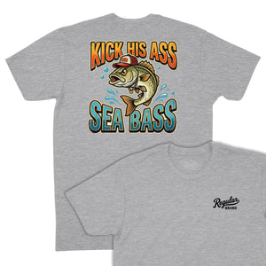 Kick His Ass Sea Bass T-Shirt (Inspired by Dumb and Dumber)