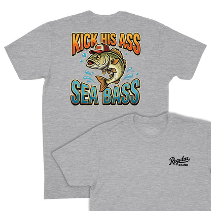 Kick His Ass Sea Bass T-Shirt (Inspired by Dumb and Dumber)