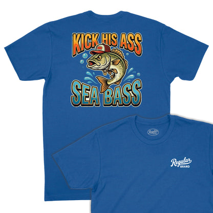 Kick His Ass Sea Bass T-Shirt (Inspired by Dumb and Dumber)