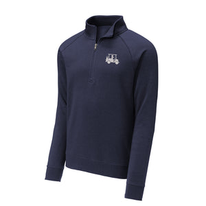 Golf Cart Fleece Quarter Zip Sweatshirt