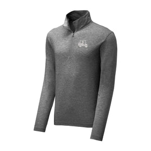 Golf Cart Triblend Quarter Zip Pullover