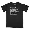 Golf Course Bucket List Relaxed T-Shirt - BLACK