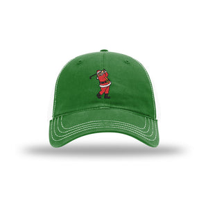 Golfing Santa Hat - Soft Mesh Trucker